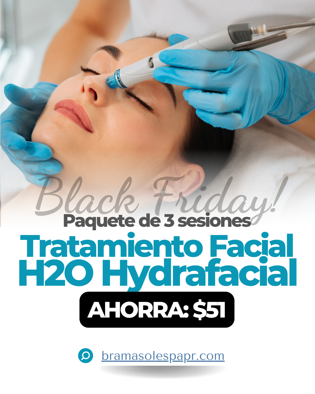 Paquete de 3 sesiones de H2O HydraFacial