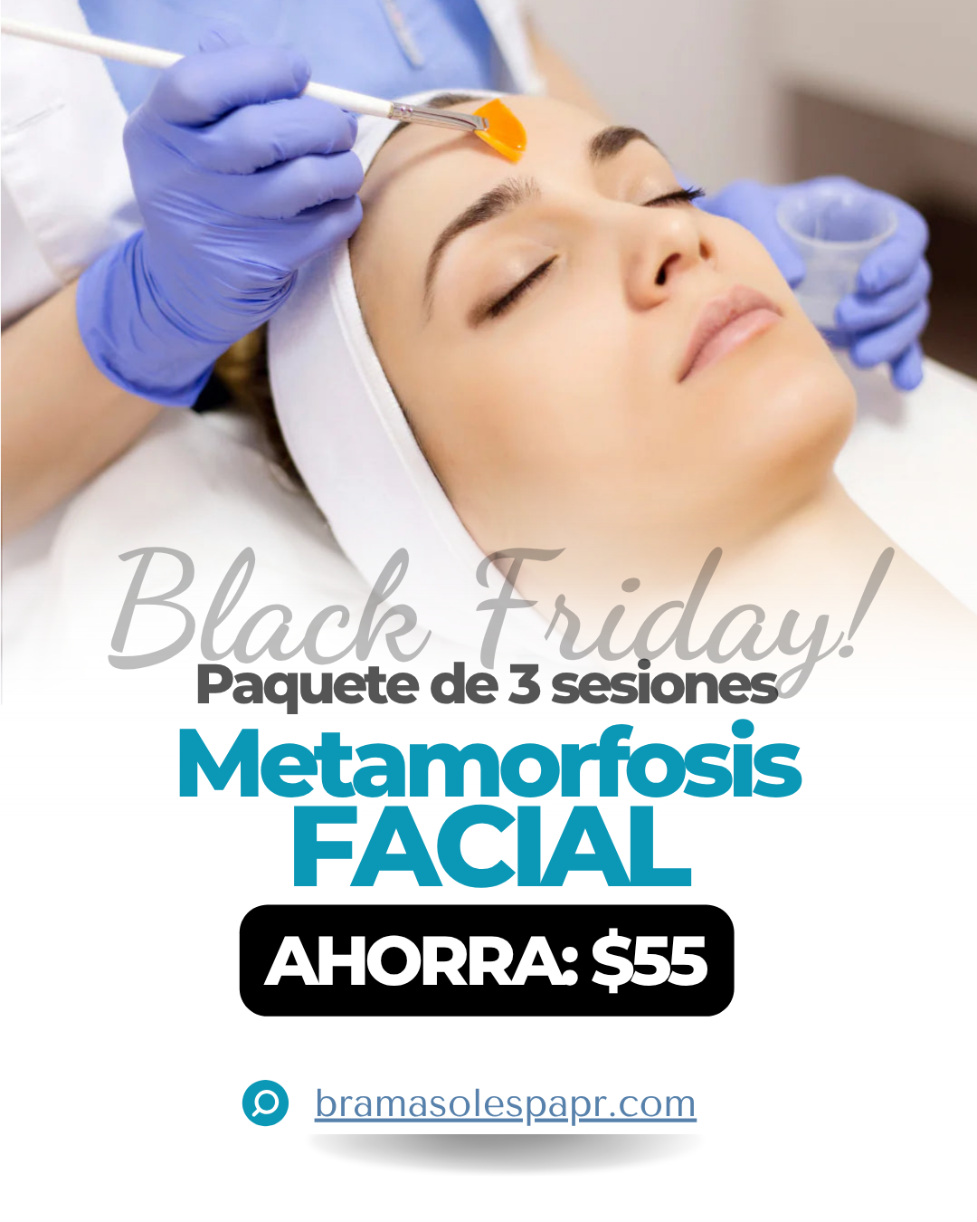 Paquete de 3 sesiones de Metamorfosis Facial
