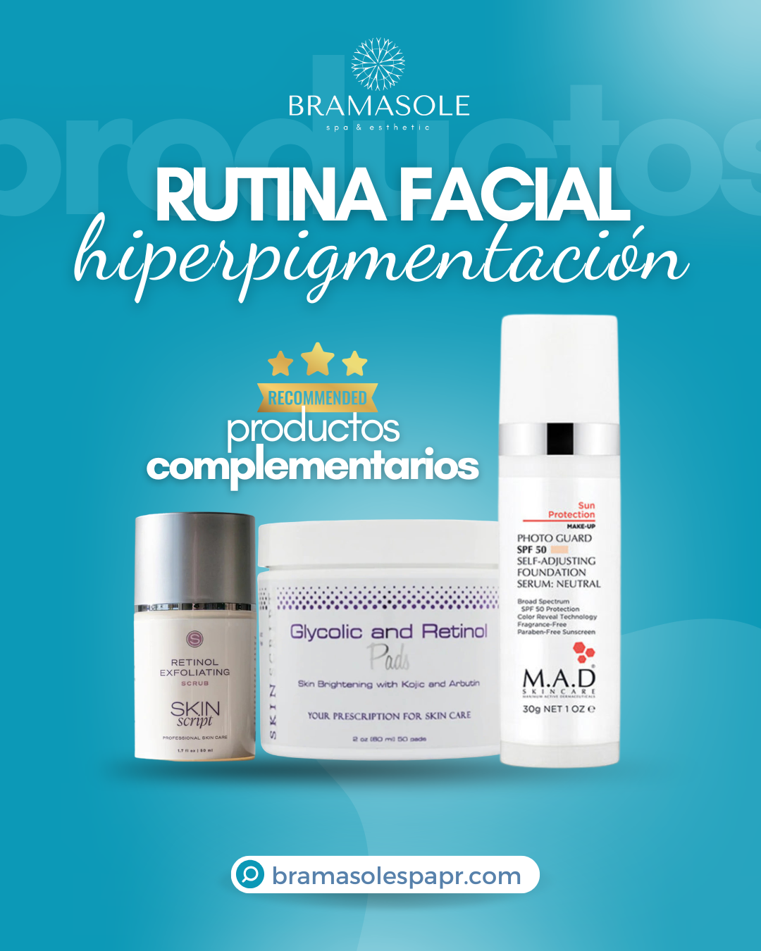 Kit para piel con hiperpigmentación