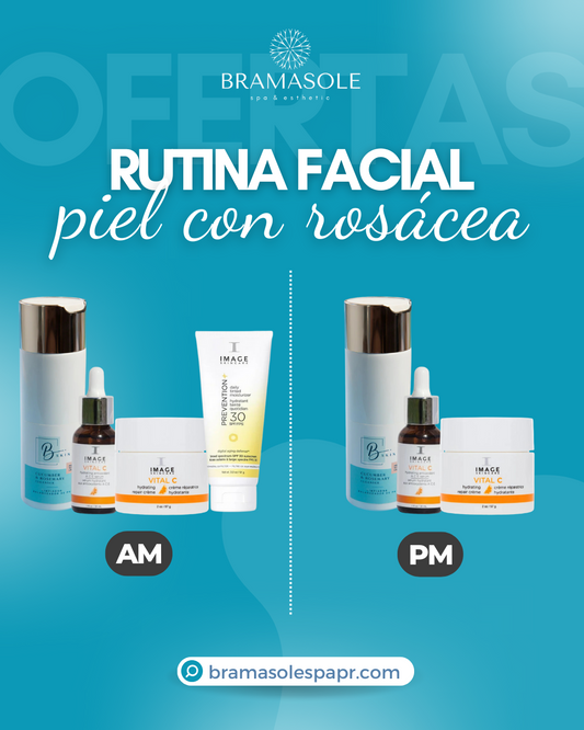 Rutina piel con Rosácea