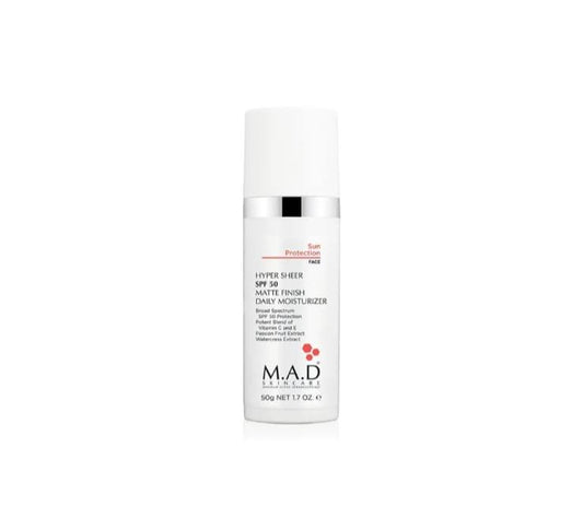 M.A.D. Skincare Hyper Sheer SPF 50 Matte Finish Daily Moisturizer