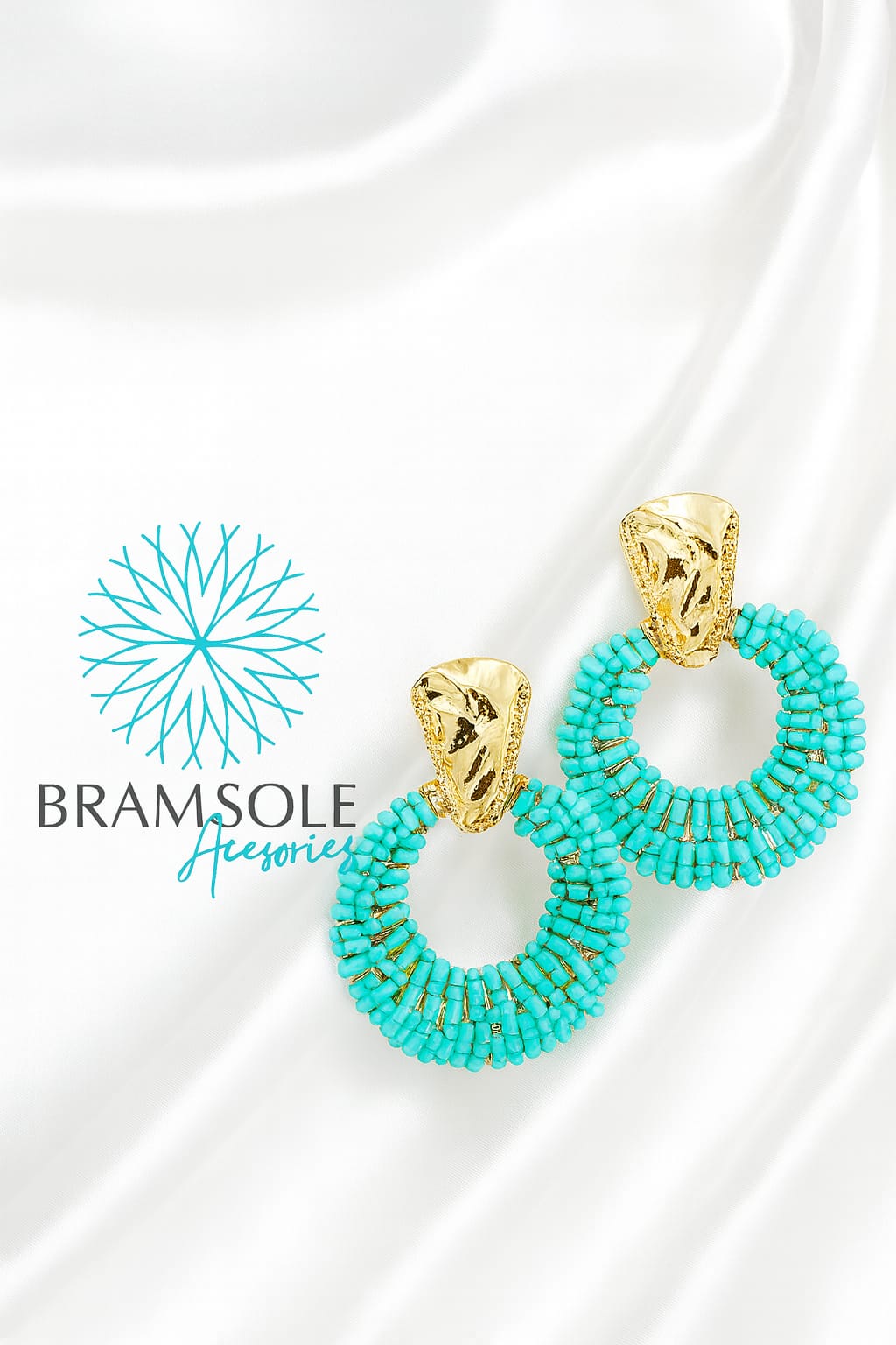 Aretes Sol Turquesa
